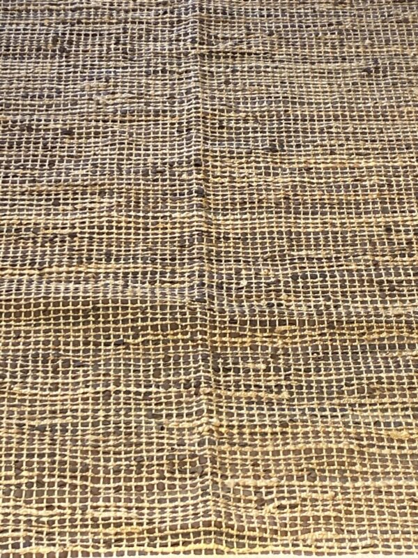 5' 00" x 8' 00" Hemp And Leather Rug- 108