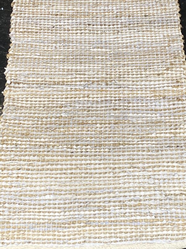 2' 00" x 5' 00" Hemp And Leather Rug- 133