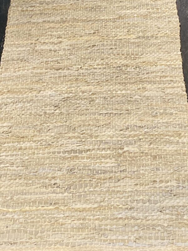 2' 00" x 5' 00" Hemp And Leather Rug- 166