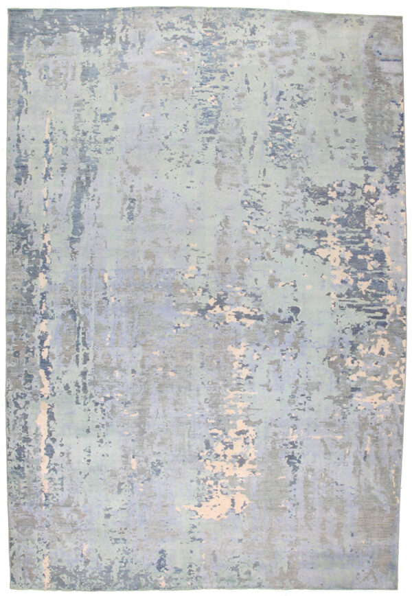 12' 08" x 18' 08" Wool & Silk- Pakistan
