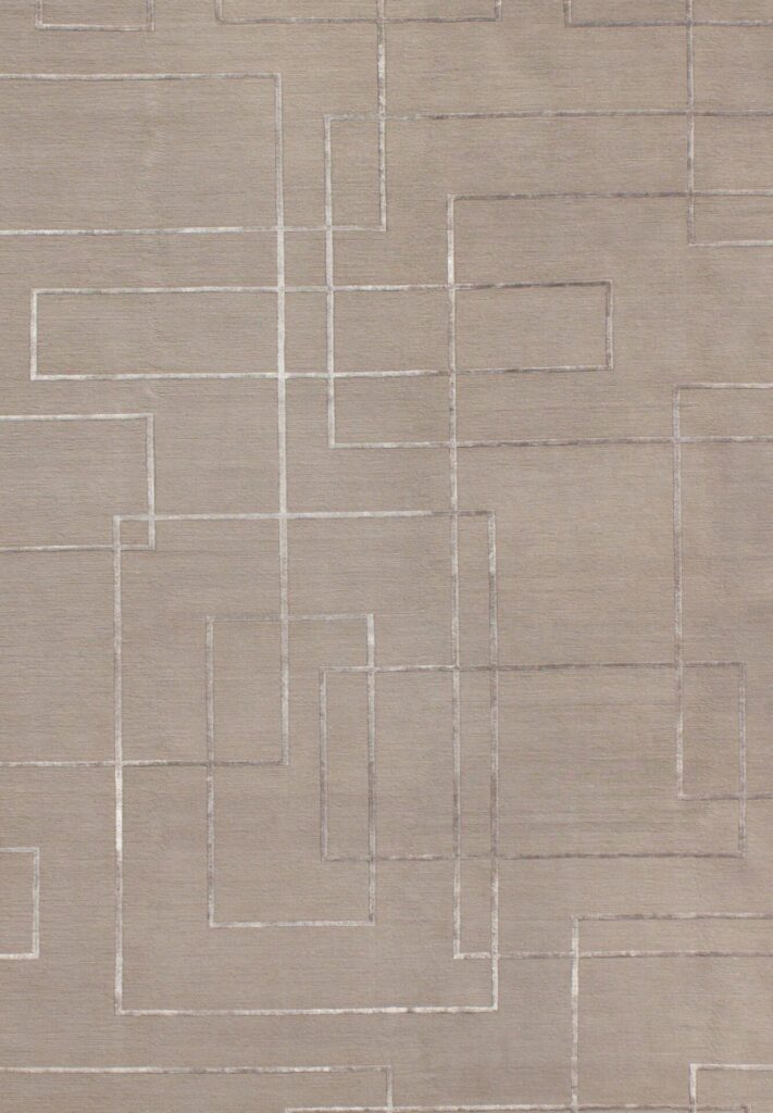 3' 00" x 5' 02" Wool And Viscose - India