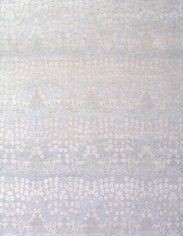 7' 11" x 10' 03" Wool & Silk- Pakistan - Image 2