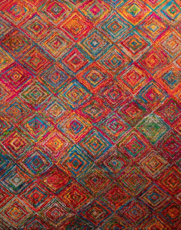 7' 09" x 9' 11" Wool & Silk- India - Image 2