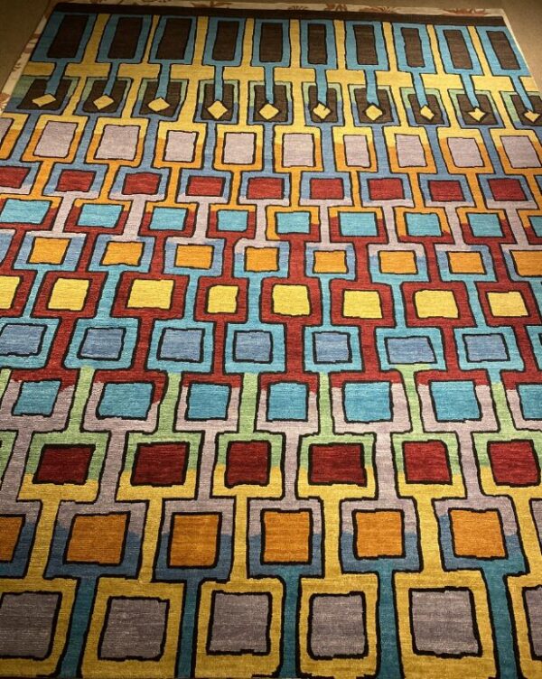 9' 00" x 12' 00" Wool & Silk- Nepal - Image 2
