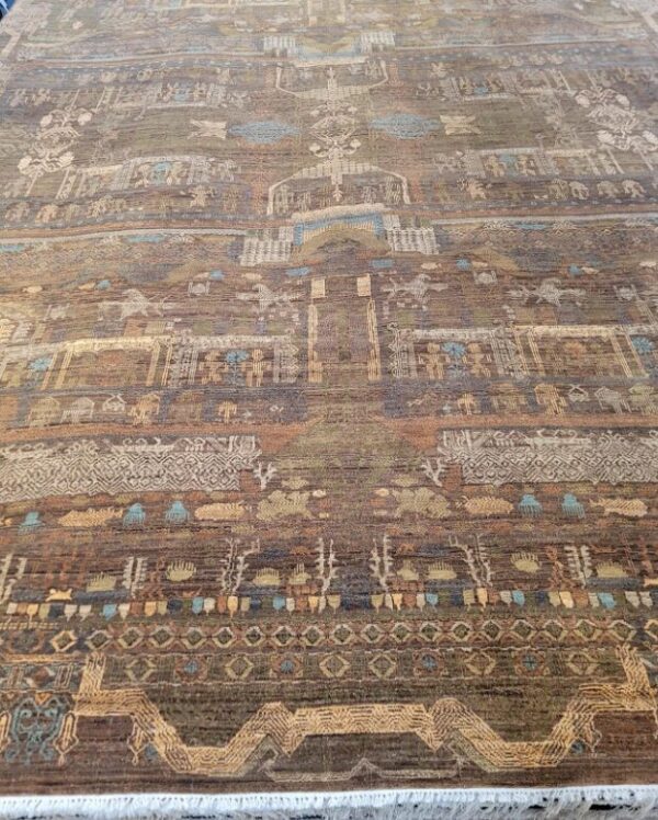 9' 07" x 13' 10" Wool- India - Image 2