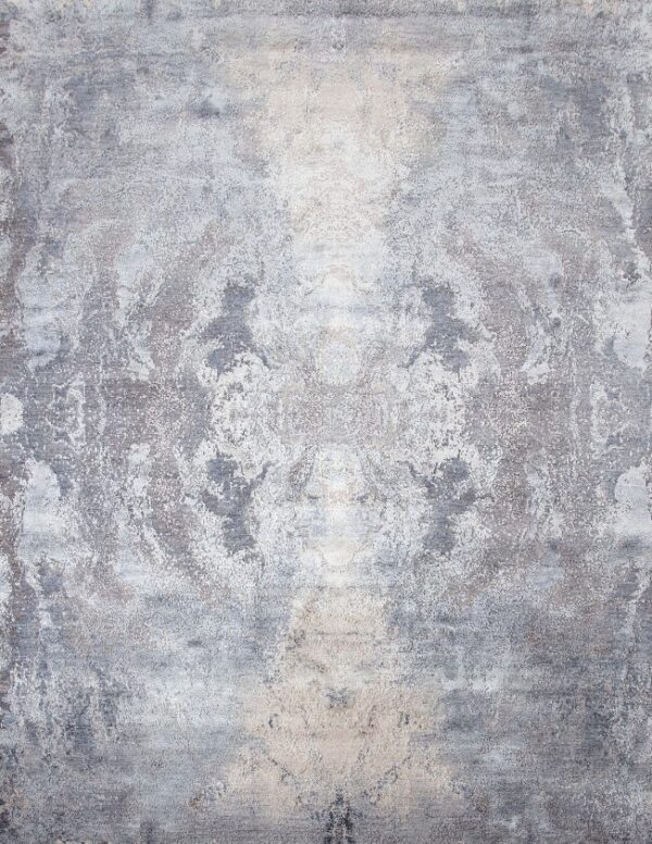 8' 00" x 10' 01" Wool & Silk- India - Image 2