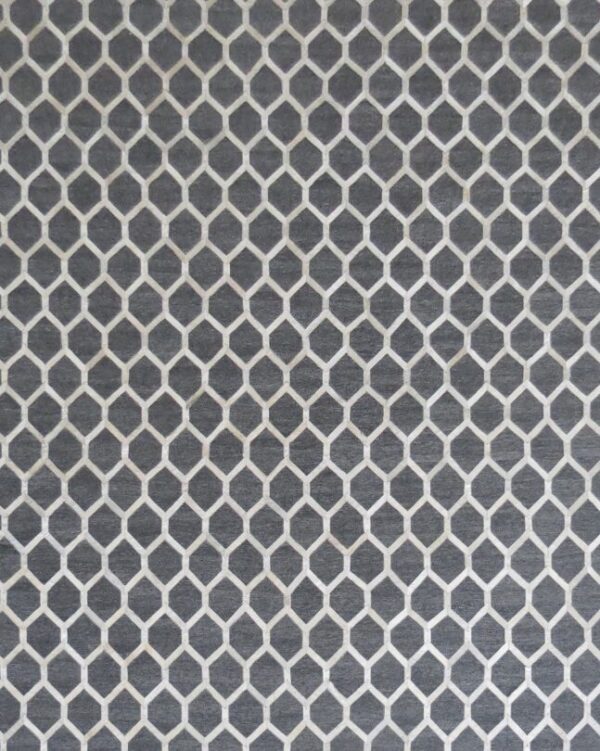 8' 00" x 10' 00" Leather And Viscose- India - Image 2