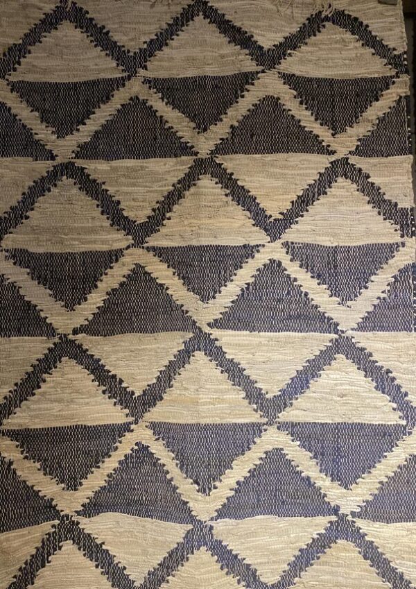 4' 00" x 6' 00" Hemp And Leather- India - Image 2