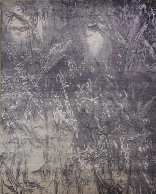 9' 01" x 12' 01" Wool & Silk- India - Image 2