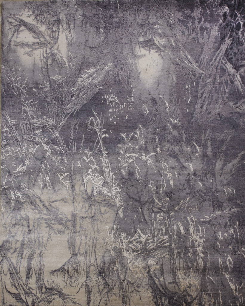 9' 01" x 12' 01" Wool & Silk- India