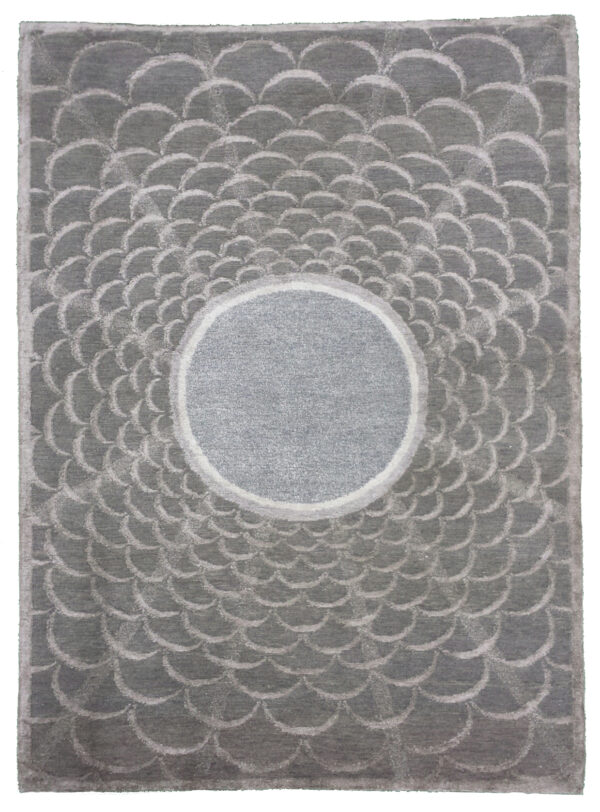 4' 04" x 6' 02" Wool And Viscose- India