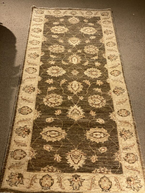 2' 07" x 6' 08" Chobi Design and Wool Material