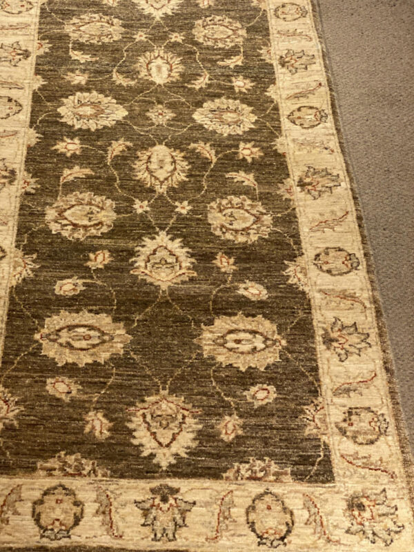 2' 07" x 6' 08" Chobi Design and Wool Material - Image 2