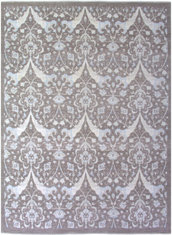 8' 09" x 11' 11" Wool & Silk- Pakistan