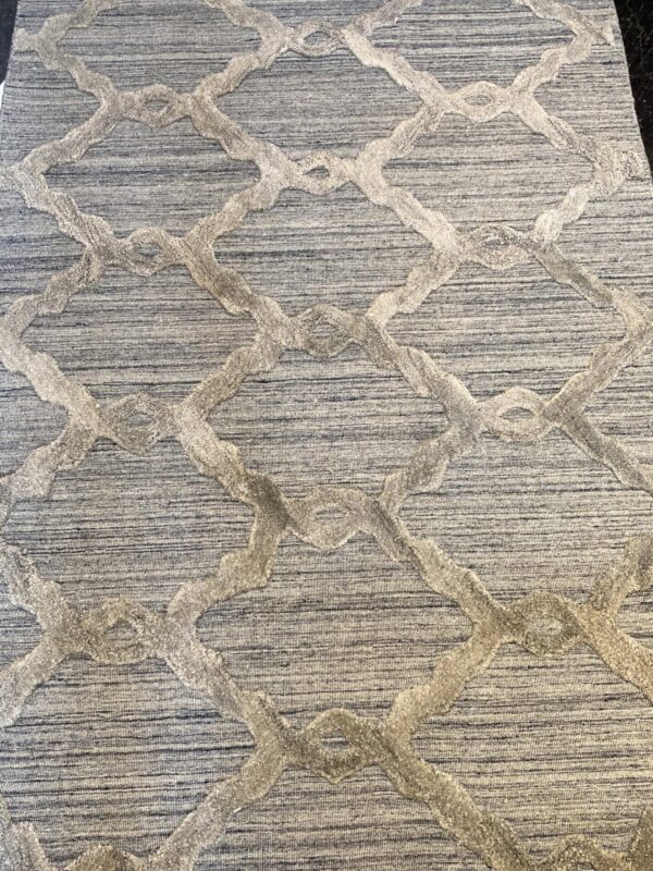 3' 04" x 5' 04" Wool And Viscose- India