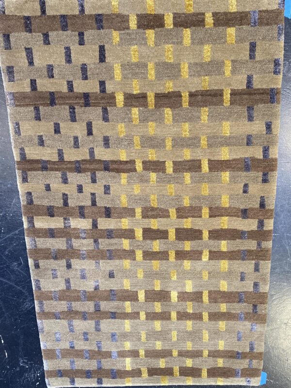 3' 00" x 5' 00" Wool & Silk- Nepal