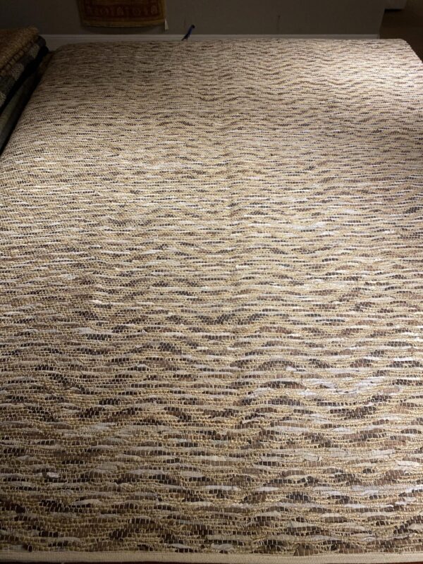 9' 00" x 12' 00" VT35 Design and Hemp And Leather Material
