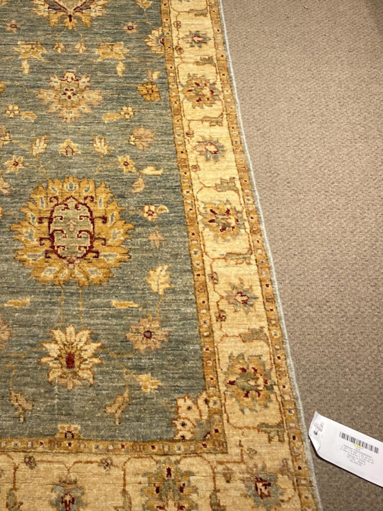 2' 07" x 9' 09" Chobi Design and Wool Material