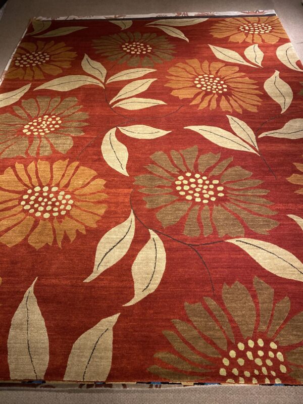 9' 00" x 12' 00" Wool & Silk- Nepal