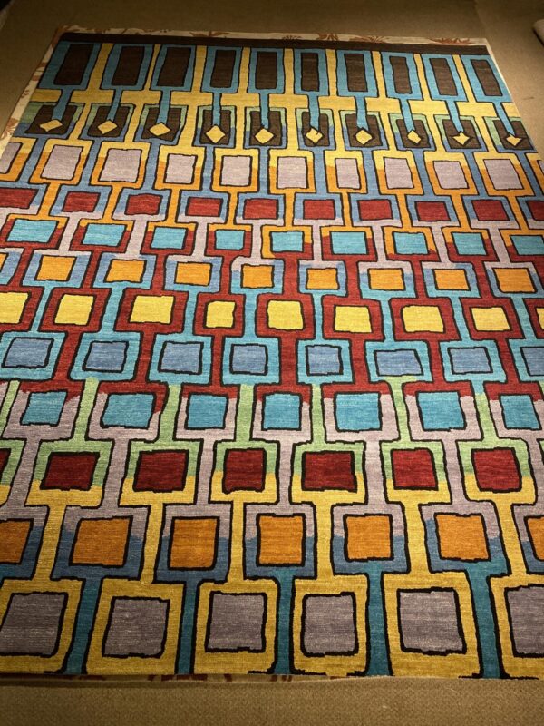 9' 00" x 12' 00" Wool & Silk- Nepal