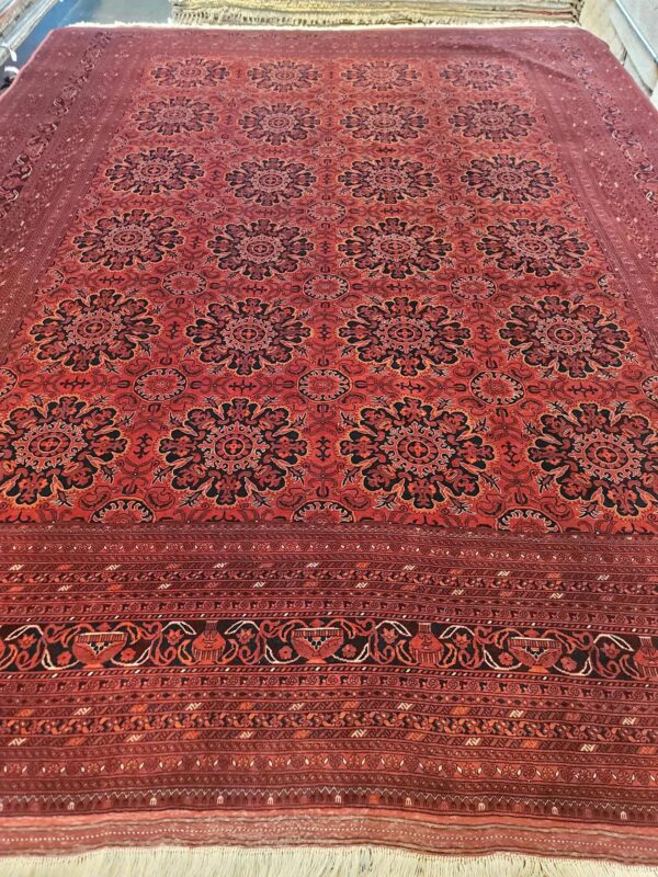 10' 00" x 13' 07" Wool- Afghanistan - Image 2