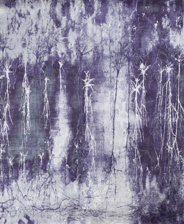 7' 10" x 9' 11" Wool & Silk- India