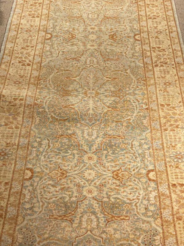 2' 07" x 10' 01" Tabriz Design - India - Image 2