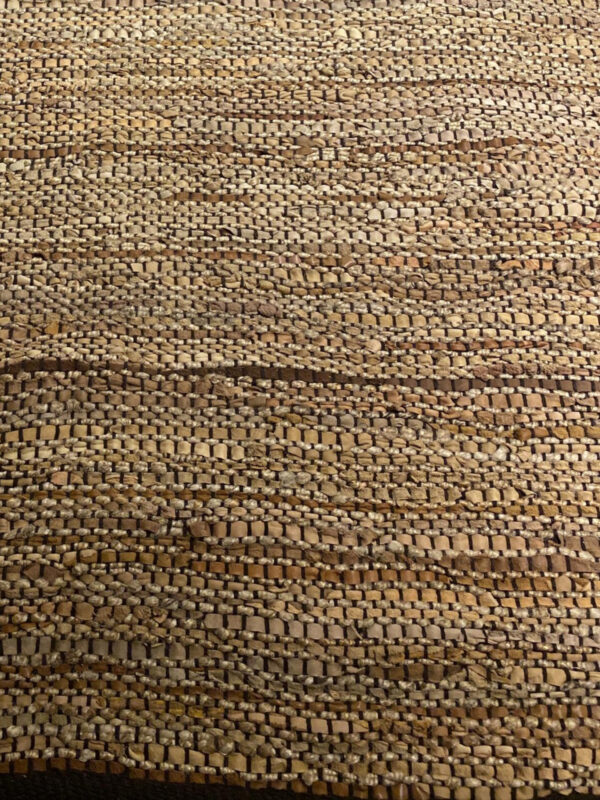 4' 00" x 6' 00" VT38 Design and Hemp And Leather Material - Image 2
