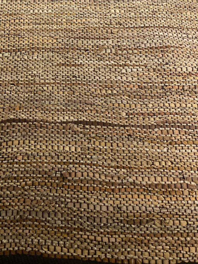 4' 00" x 6' 00" VT38 Design and Hemp And Leather Material