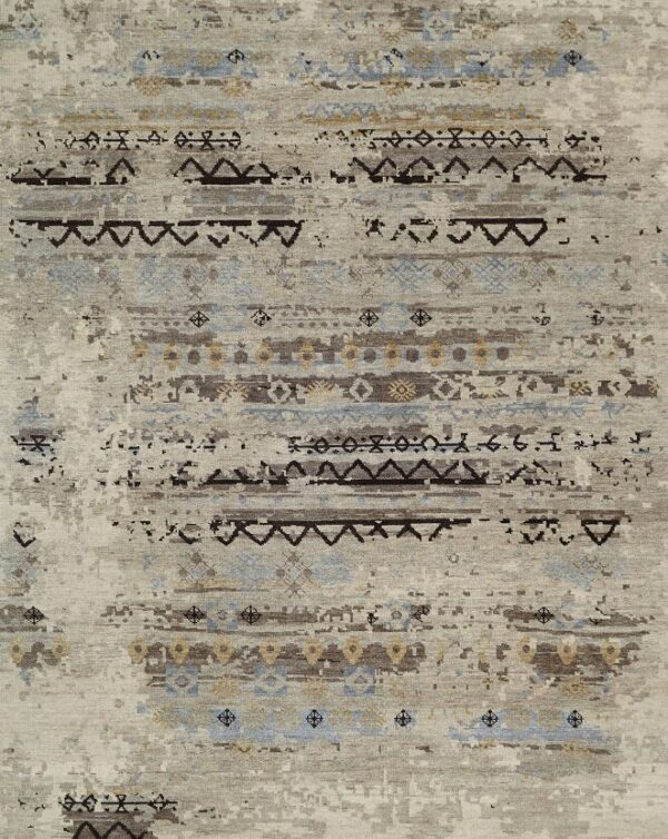 2' 00" x 3' 00" Wool And Viscose- India - Image 2