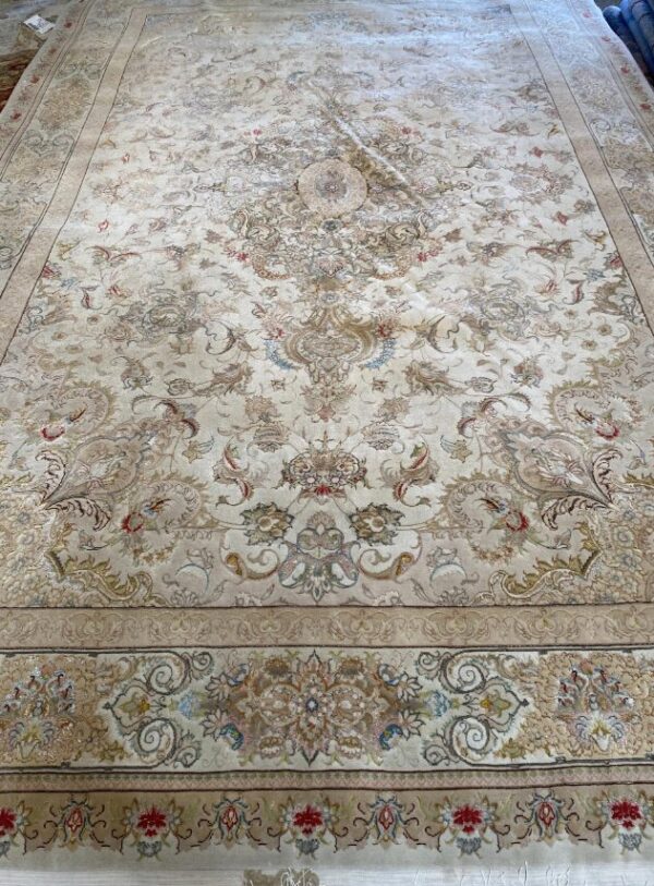 6' 05" x 10' 01"Wool & Silk- Iran - Image 2