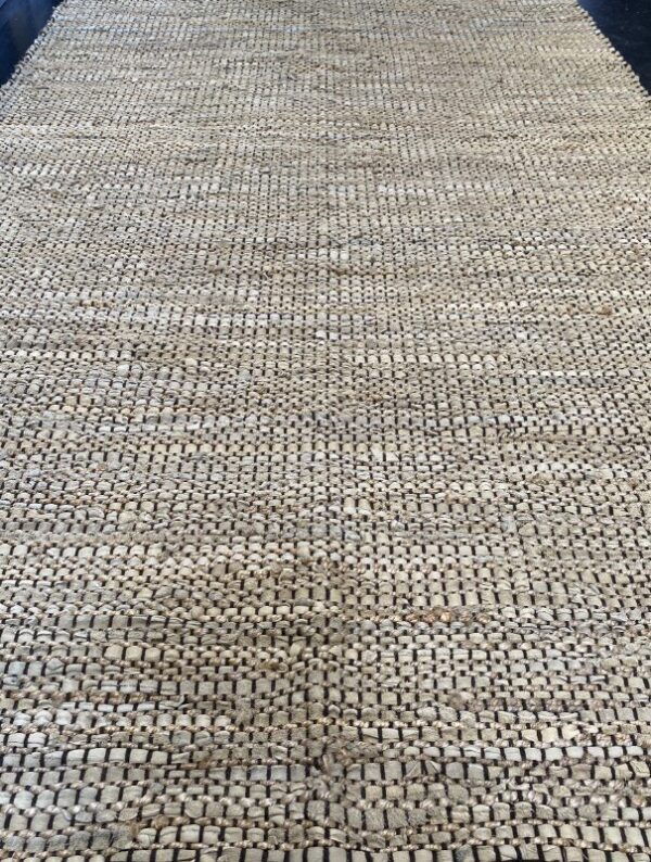 4' 00" x 6' 00" Hemp And Leather- India - Image 2