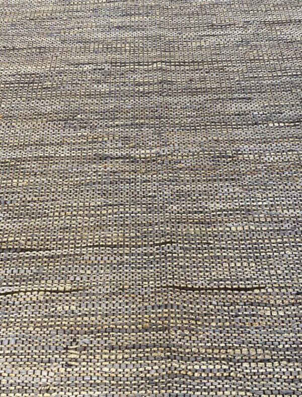 4' 00" x 6' 00" Hemp And Leather- India - Image 2