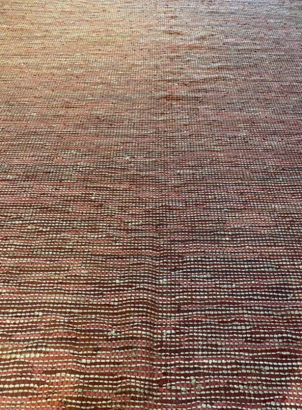 9' 00" x 12' 00" Hemp And Leather- India - Image 2
