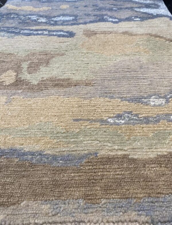 2' 00" x 2' 11" Wool And Viscose- India - Image 2