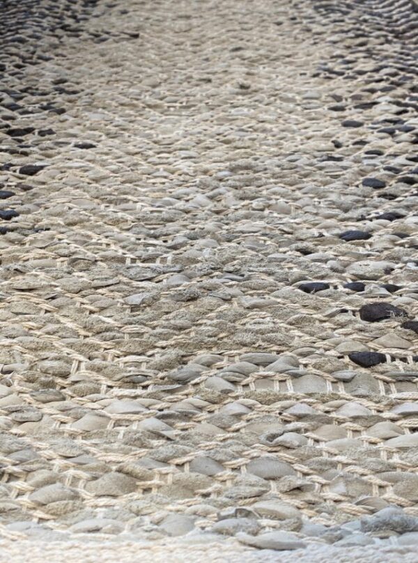 2' 00" x 5' 00" Hemp And Leather- India - Image 2