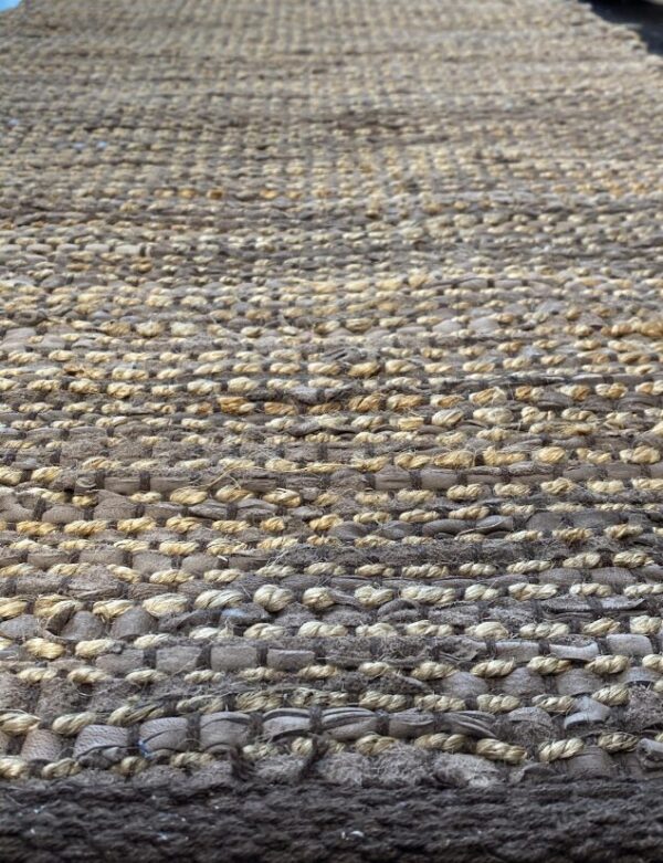 2' 00" x 5' 00" Hemp And Leather- India - Image 2