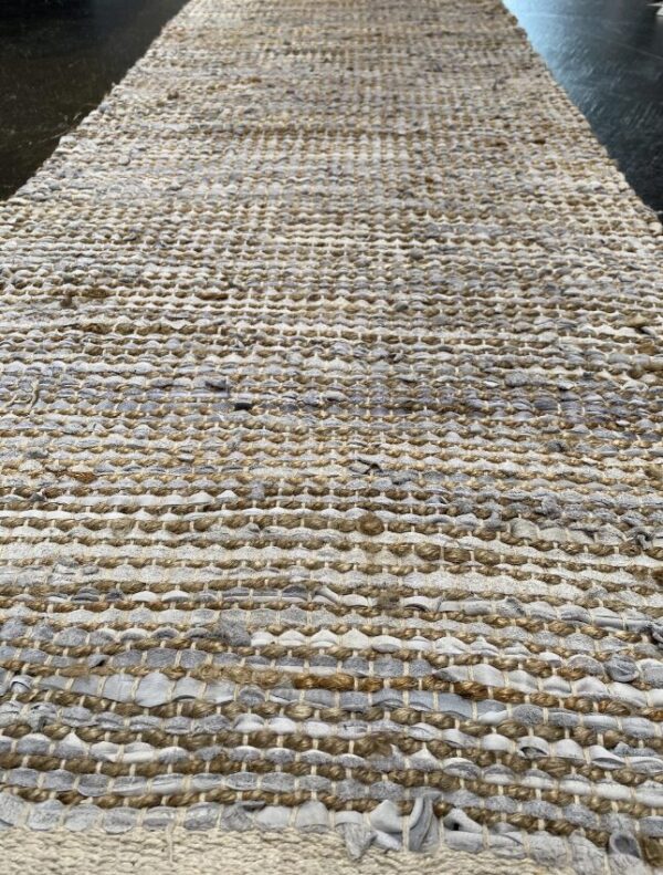 2' 00" x 5' 00" Hemp And Leather- India - Image 2