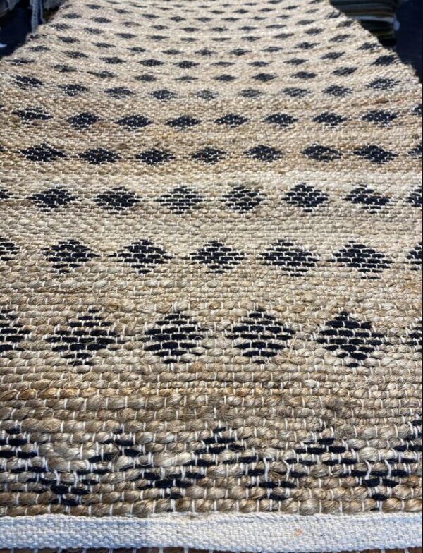 2' 00" x 5' 00" Hemp And Leather- India - Image 2