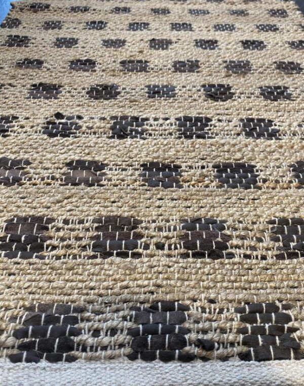 2' 00" x 5' 00" India- Hemp And Leather - Image 2
