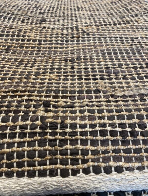 2' 00" x 5' 00" India- Hemp And Leather - Image 2