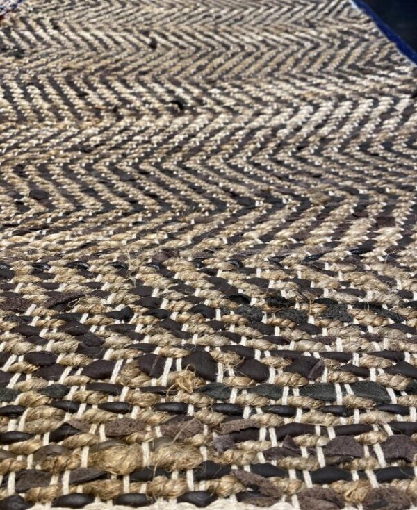 2' 00" x 5' 00" India- Hemp And Leather - Image 2