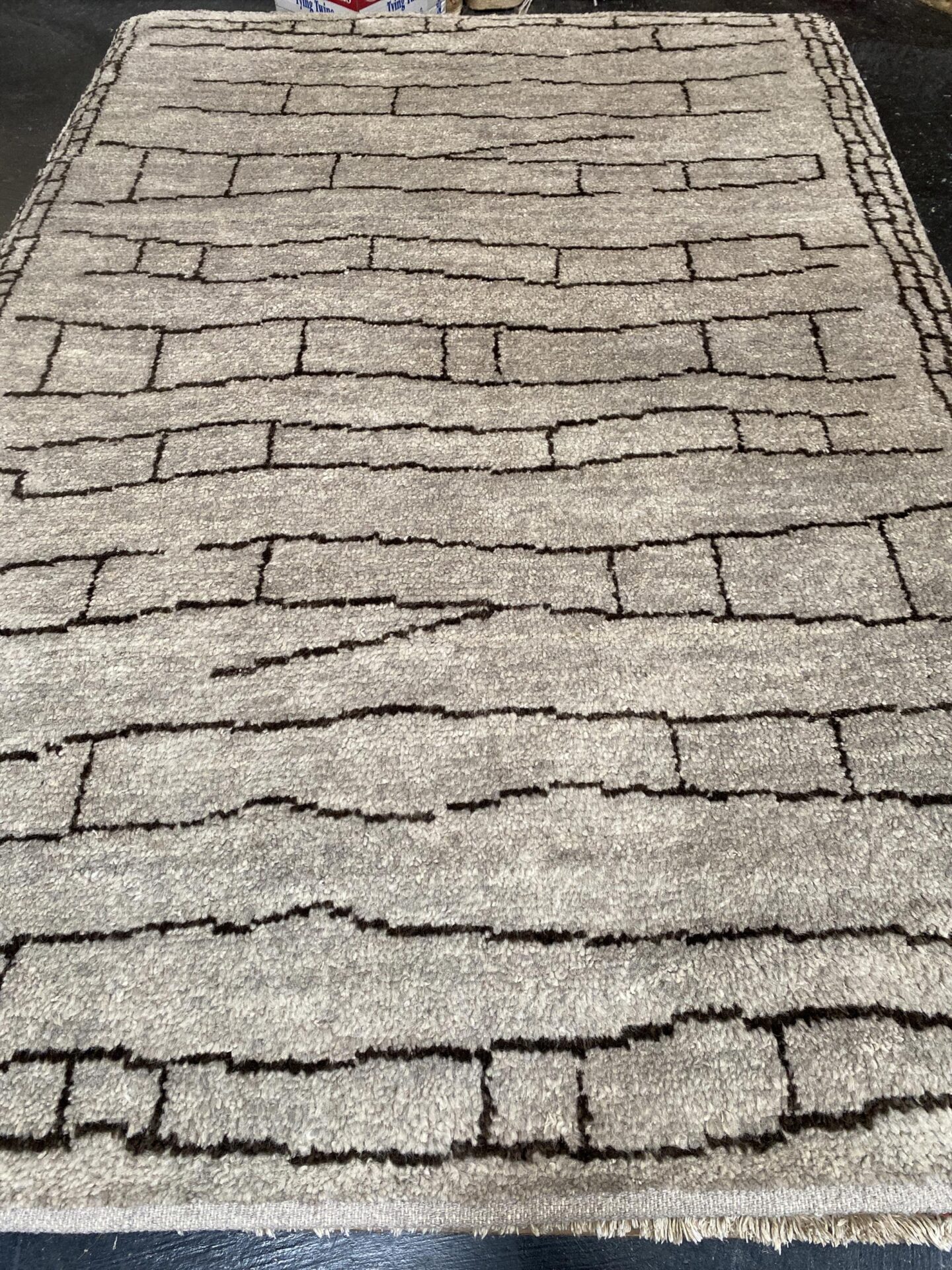 4' 01" x 5' 11" Berber Design - India