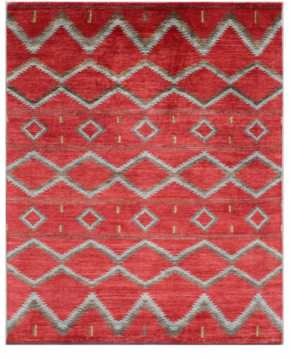 6' 01" x 8' 11" Afghanistan- Wool