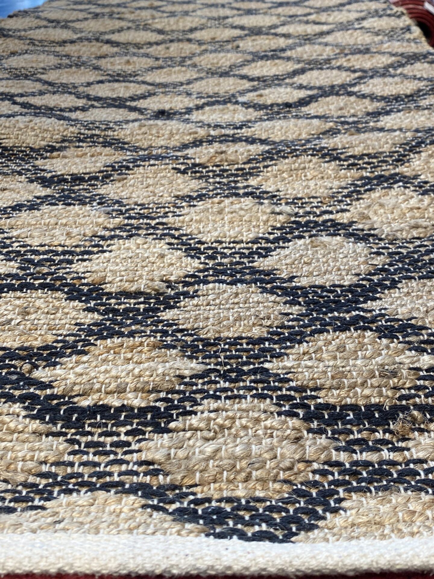 2' 00" x 5' 00" Hemp And Leather- India
