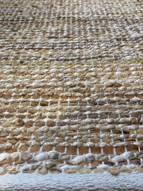 2' 00" x 5' 00" Hemp And Leather- India