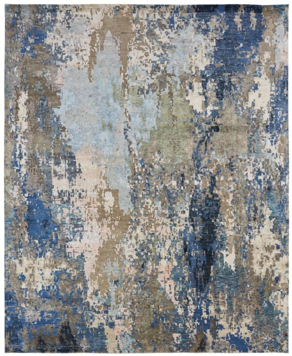 2' 00" x 3' 00" Wool And Viscose- India