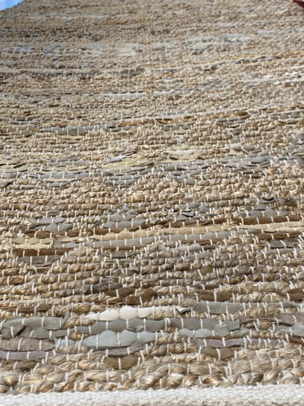 2' 00" x 5' 00" India- Hemp And Leather