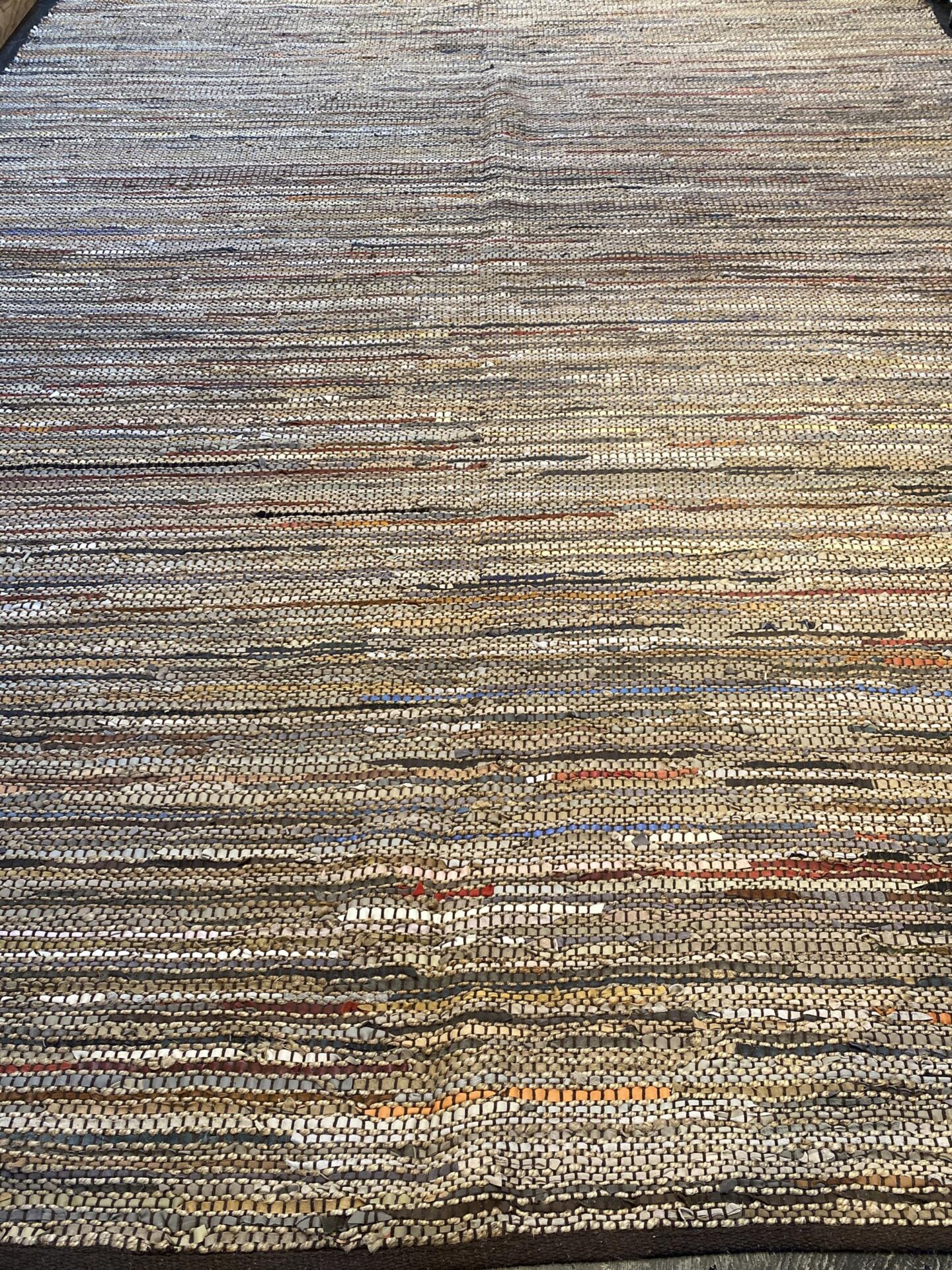 9' 00" x 12' 00" India- Hemp And Leather