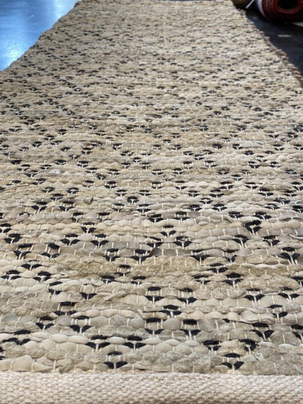 2' 00" x 5' 00" Hemp And Leather- India